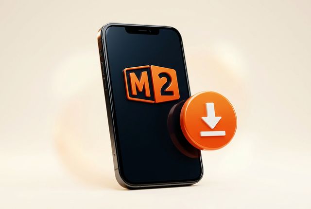 Muat turun aplikasi M2 pada telefon
